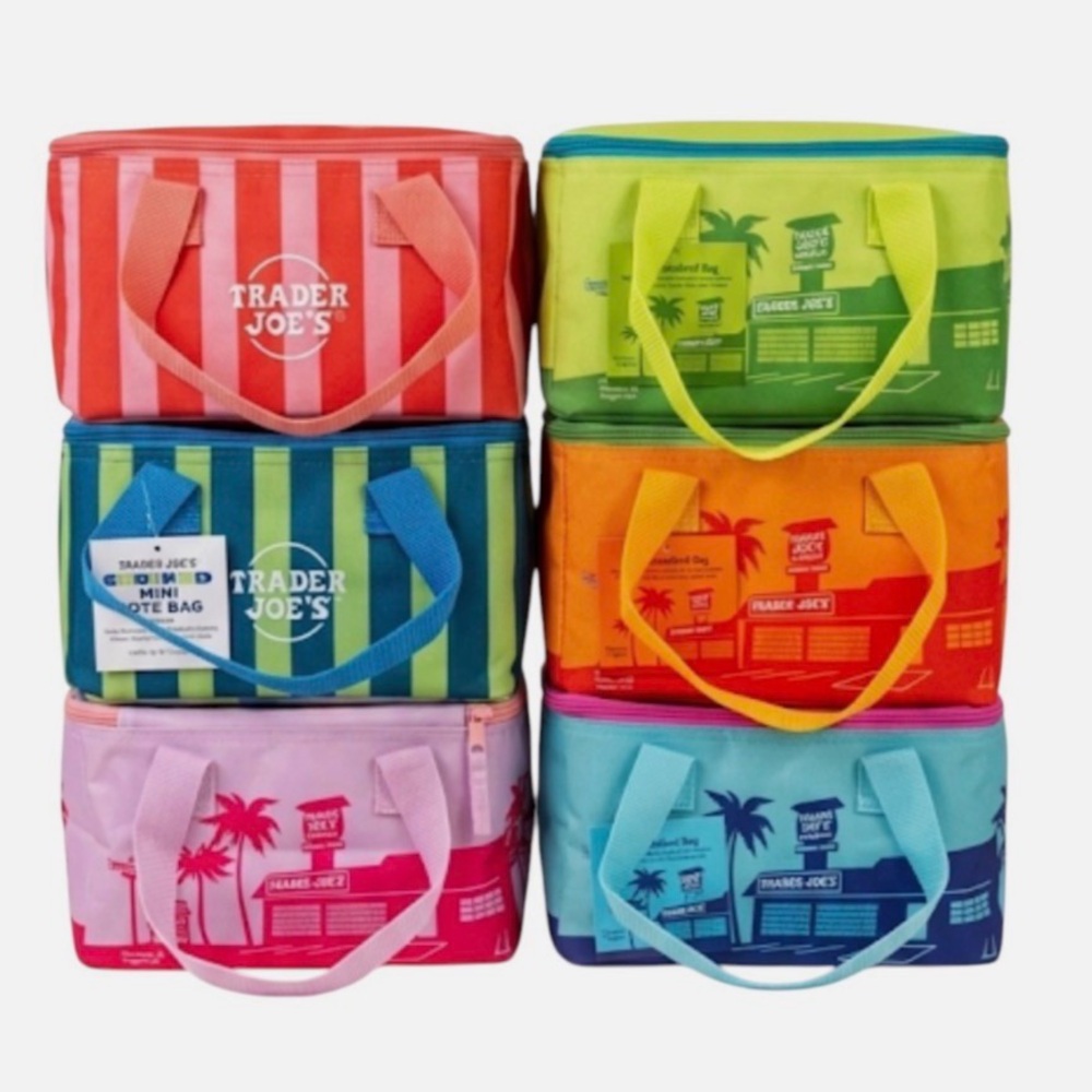 Trader Joe's Insulated Mini Bag - Blue